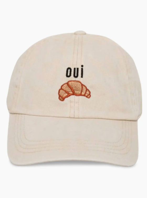 Oui Love Croissants Hat