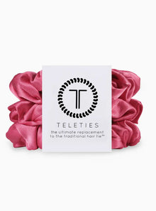  Teleties Large Silk Scrunchie Set In 2 Colors