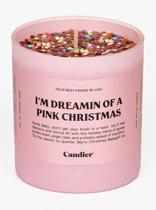  I'm Dreaming Of A Pink Christmas Candle