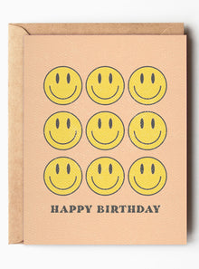  Daydream Prints Happy Birthday Smiley Card