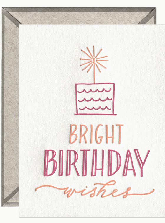 Bright Birthday Wishes Card