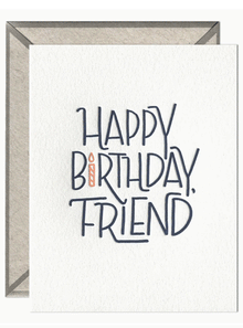  Happy Birthday, Friend Card