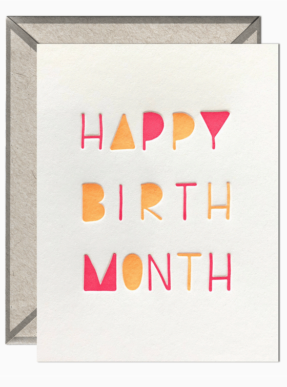 Happy Birth Month Card