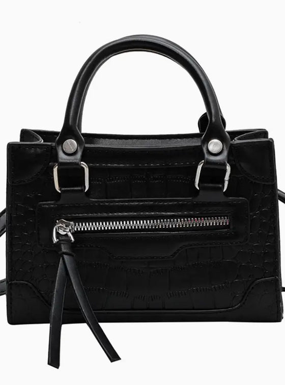 Night Out Mini Croc Bag In 2 Colors