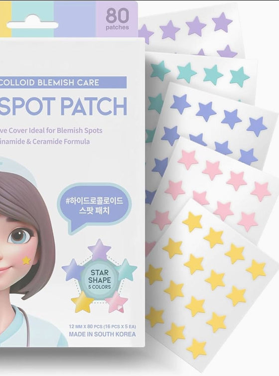 OOTD Star Spot Acne Hydrocolloid Patch-80 pieces