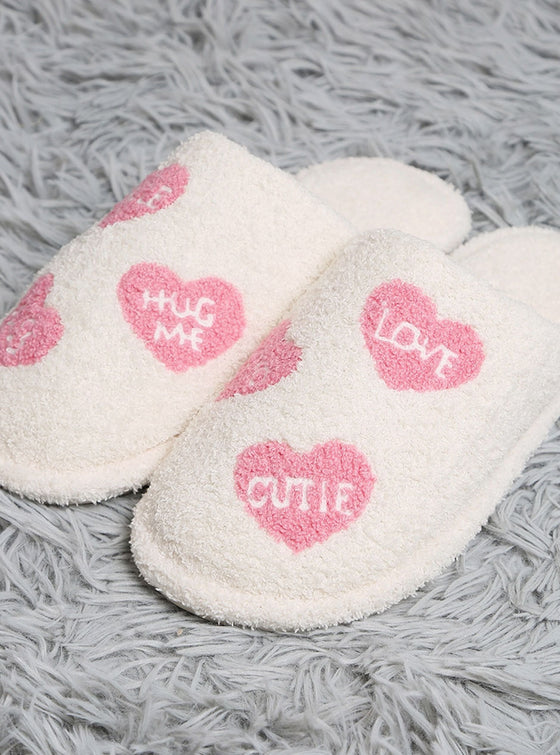 Valentines Love Slippers