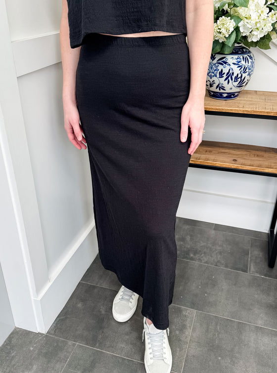 Z Supply Delavine Textured Midi Skirt