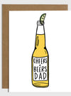 Cheers and Beers Dad Card