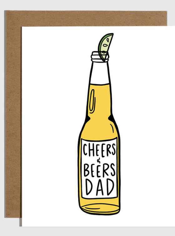 Cheers and Beers Dad Card