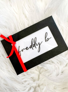  Freddy B Gift Card