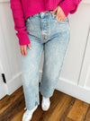 Free People Deep Trance Dropped Boyfriend Jeans