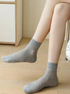 Bow Print Ankle Socks