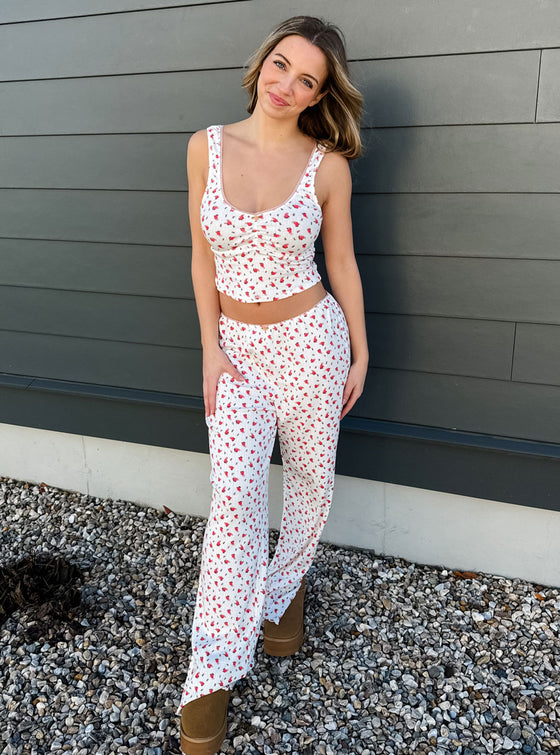 Free People Fresh In Love Lounge Set