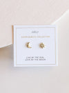 JaxKelly Complements Sun & Moon Stud Earrings