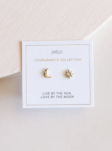  JaxKelly Complements Sun & Moon Stud Earrings