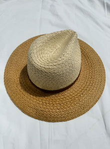  Straw Two-Tone Sun Hat